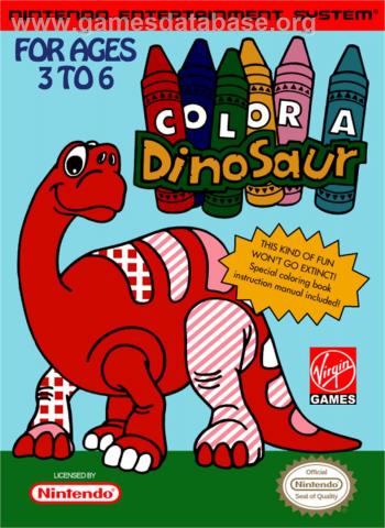 Cover Color A Dinosaur for NES